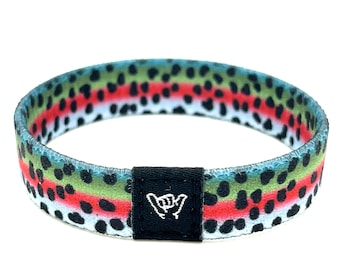 Regenbogen Forelle Haut hängen lose Armband