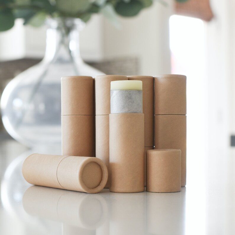 50 Pack .3 Oz Paperboard Lip Balm Tubes Ecofriendly Etsy