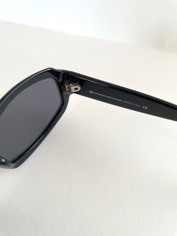 Sergio Tacchini Italian Genuine Vintage Rectangular Black Sunglasses ST 1579 S Etsy