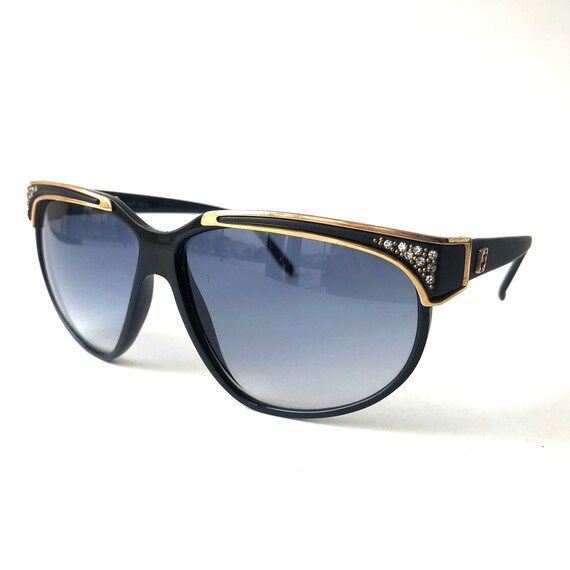 80s Vintage Jacques Fath Paris Oversize Sunglasses - image 4