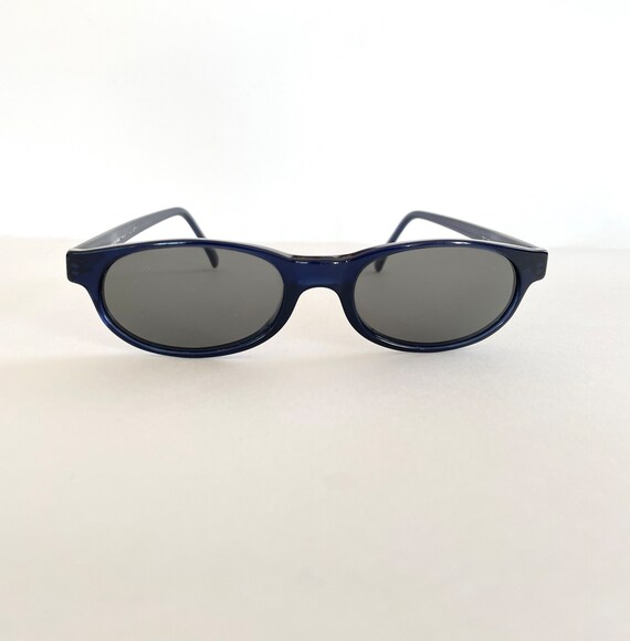 90s Sergio Tacchini Italy Dark Blue Small Frame V… - image 1