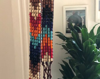 00s Y2k Vintage Grunge Lego Belt Multicolor Beaded 90s