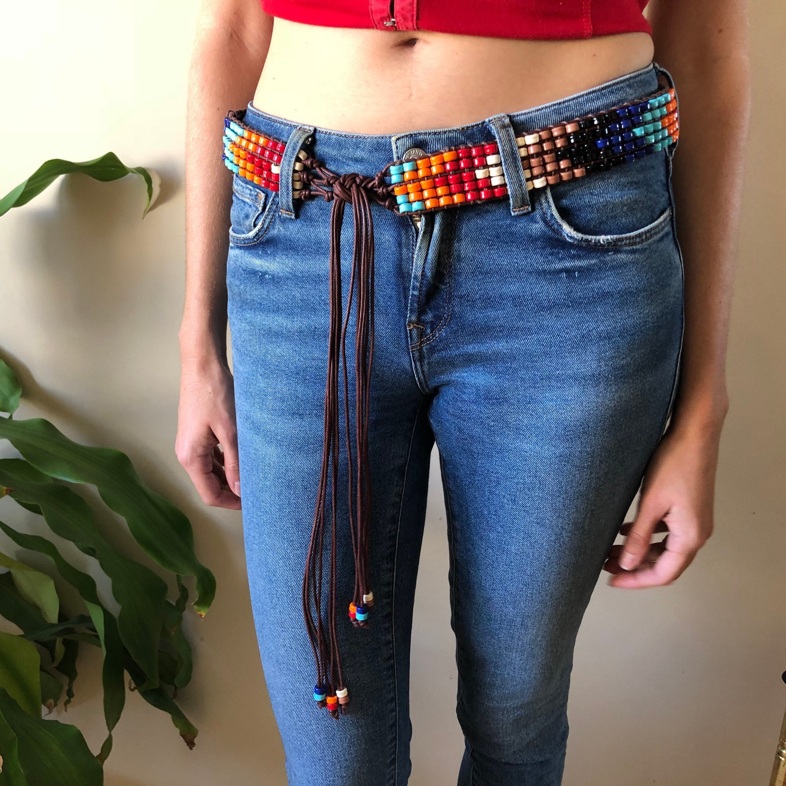 00s Y2k Vintage Grunge Lego Belt Multicolor Beaded 90s 00s Y2k Vintage Grunge Lego Belt Multicolor Beaded 90s