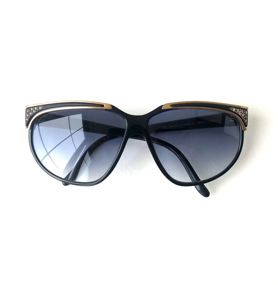 80s Vintage Jacques Fath Paris Oversize Sunglasses - image 5