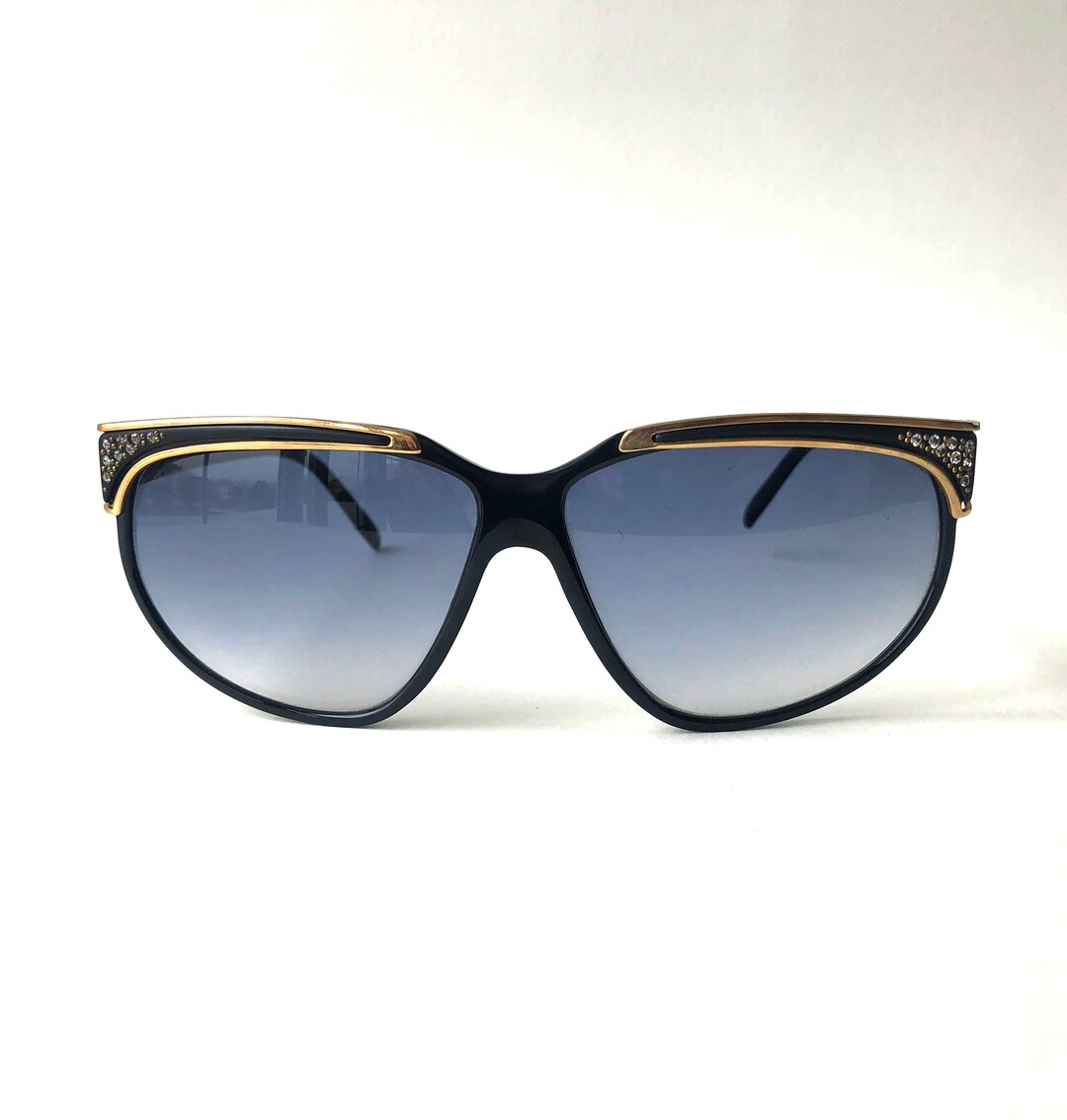 Vintage Jacques Fath Sunglasses Oversized New Old Stock Mod Retro Style Sunnies ROUND JACQUES FATH SUNGLASSES VINTAGE ORIGINAL 70S FRANCE  main image 4