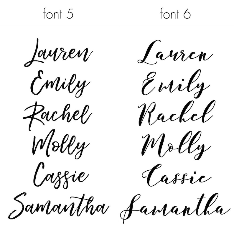 Custom Name Vinyl Decal for Glass Personalized Name Decal Etsy
