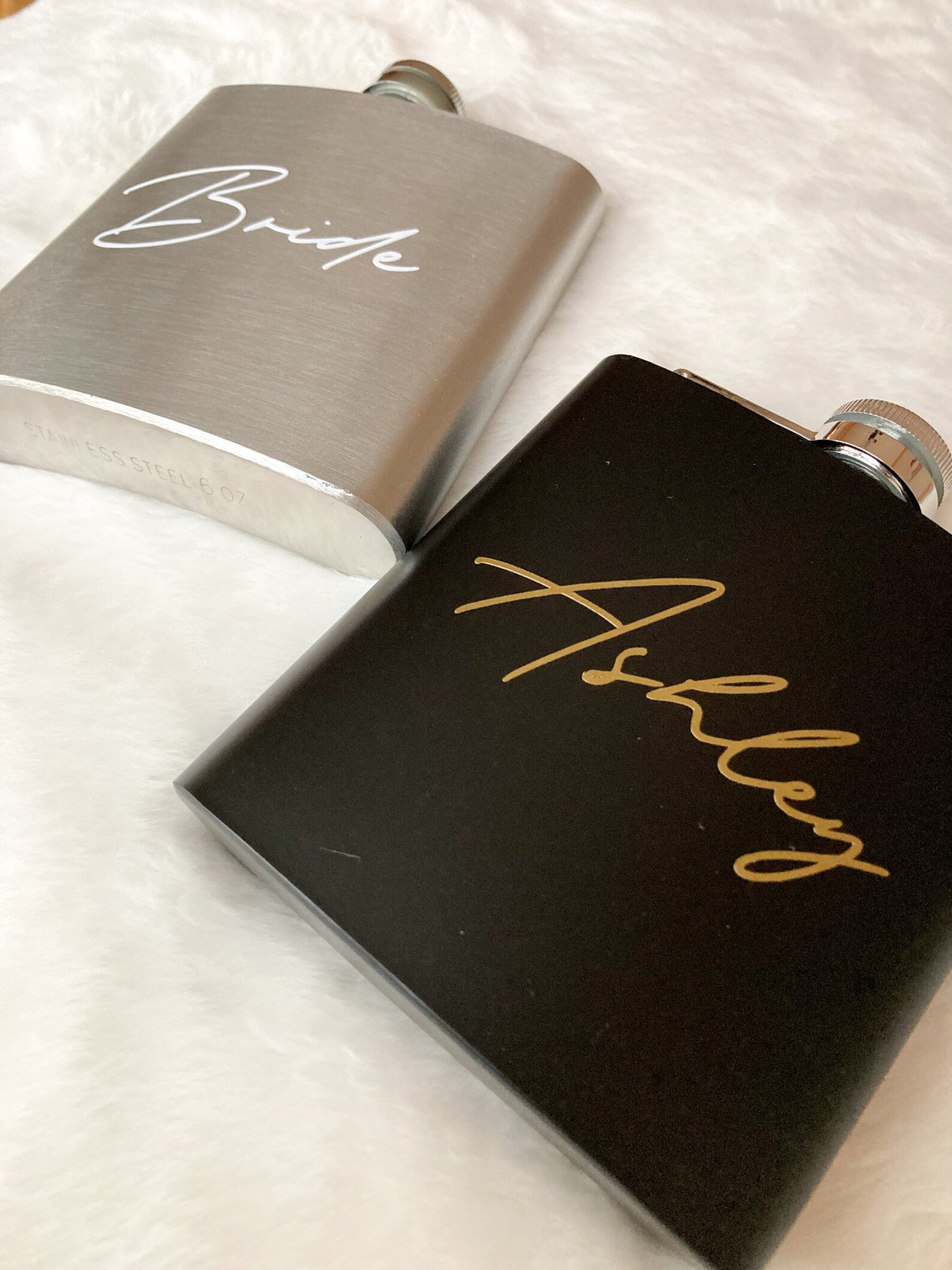 Custom Name Flask Personalized Flask Bridesmaid Flasks Etsy