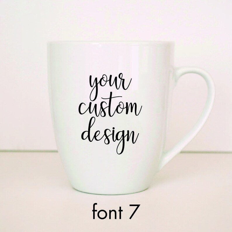 Custom Mug Personalized Mug Vinyl Design Customized Mug Etsy Australia