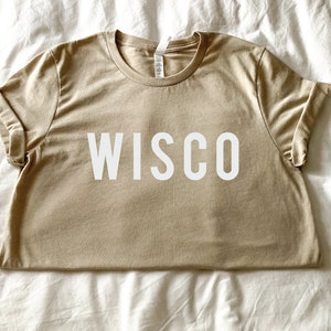 Wisco T-Shirt, Wisconsin Shirt, Cute T-Shirt, State Shirt, Birthday Gift, Wisconsin Gift, Home Gift