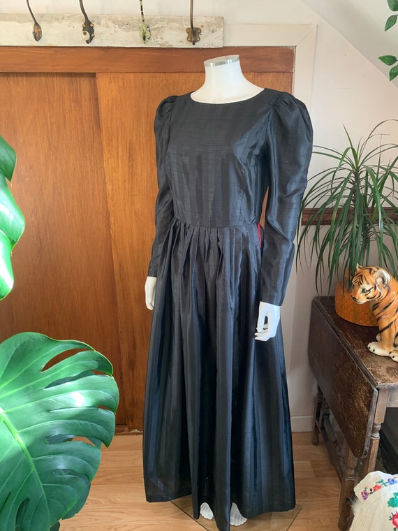 1980s FINK MODELL black gothic batsheva prairie maxi … - Gem