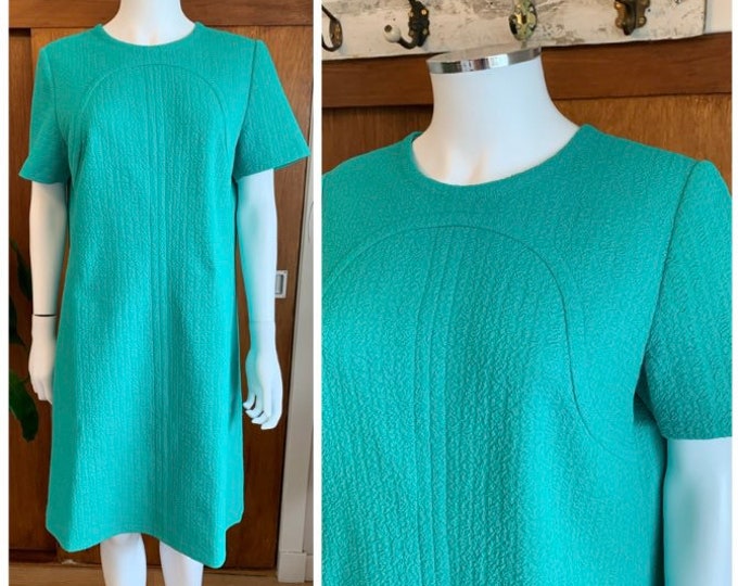 1960s Vintage Jade Green Mod Dress LARGE Uk 16-18 - Etsy UK