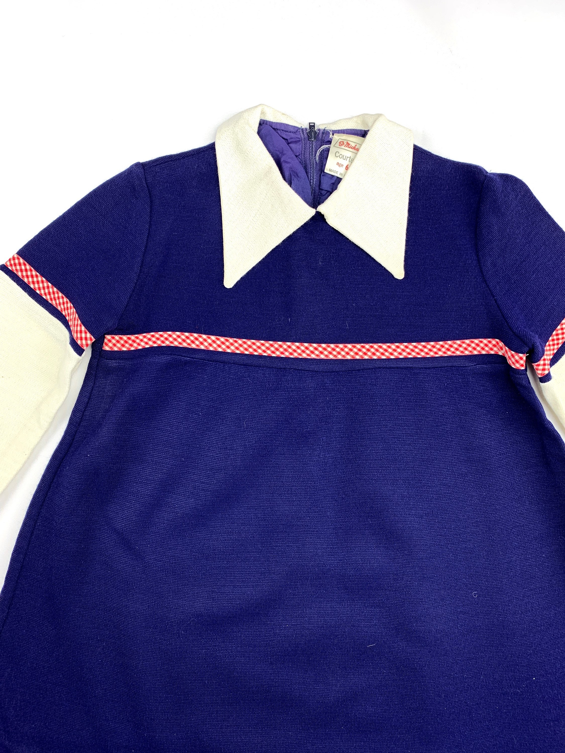 Vintage St. Michael 1970's Girls Long Sleeved Navy Blue | Etsy