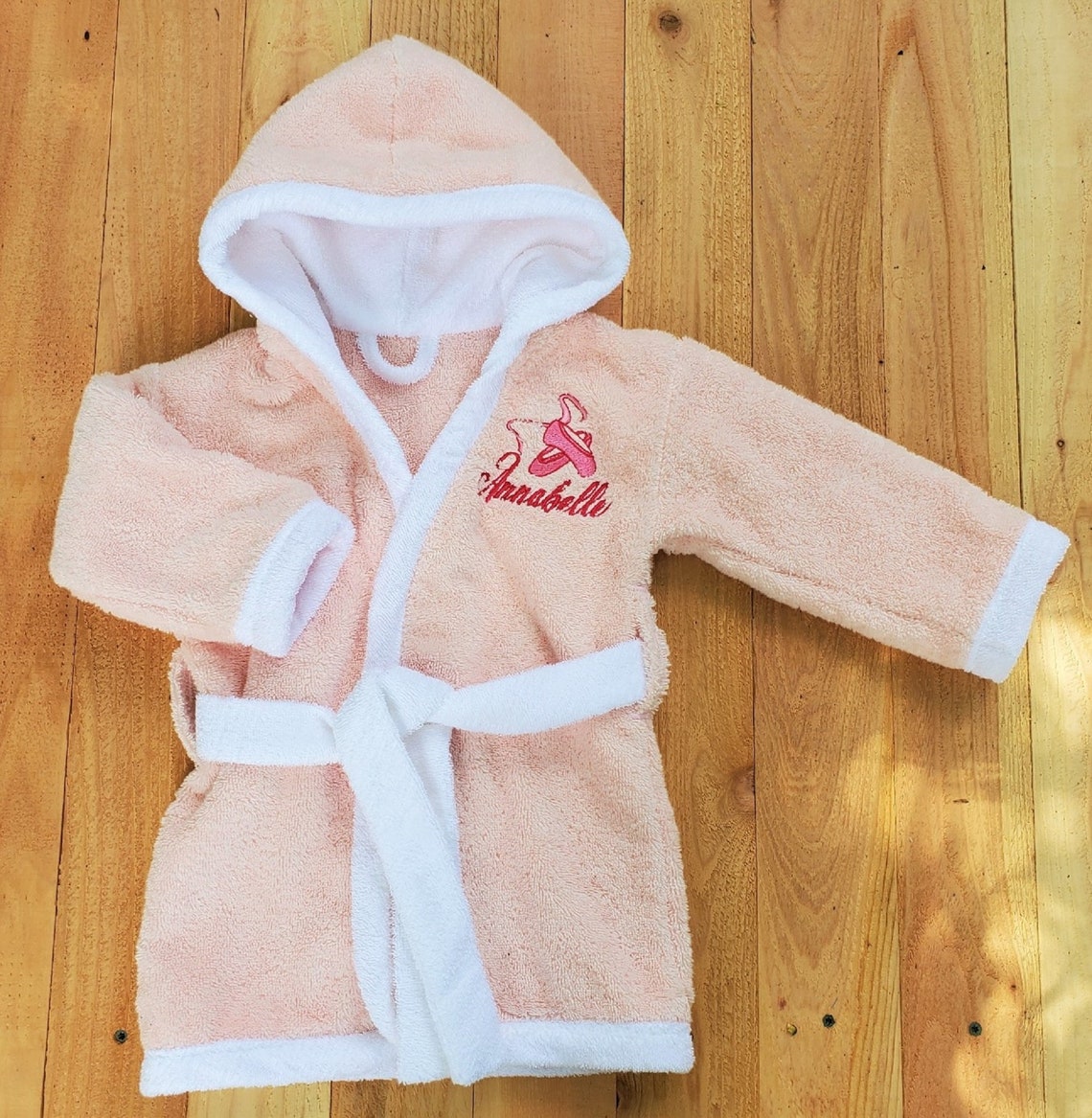 Personalized kids bathrobe Baby shower gift Embroidered robe Etsy