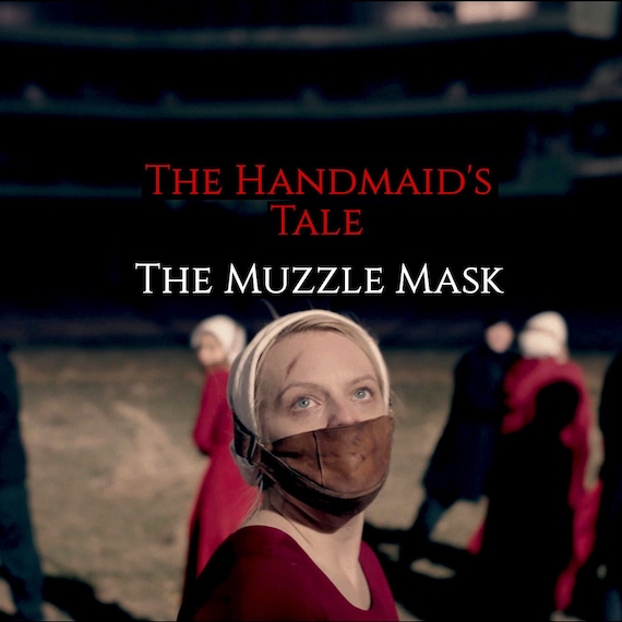Brown Faux Leather Muzzle Mask as Seen on the Handmaid's Tale, Offred Brown  Mask, Handmaid Costume Accessories, Offred Brown Leather Gag