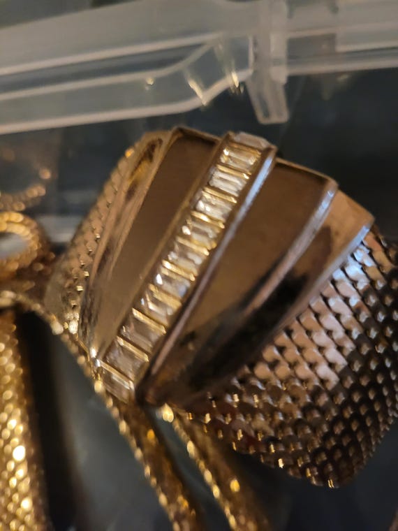 Whiting and Davis lot of Gold Mesh items - image 13