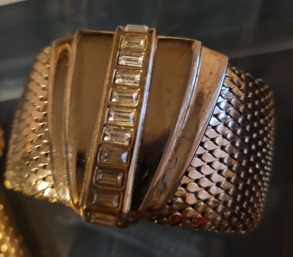 Whiting and Davis lot of Gold Mesh items - image 6