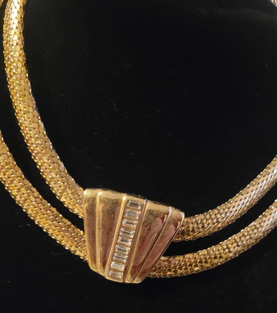 Whiting and Davis lot of Gold Mesh items - image 8