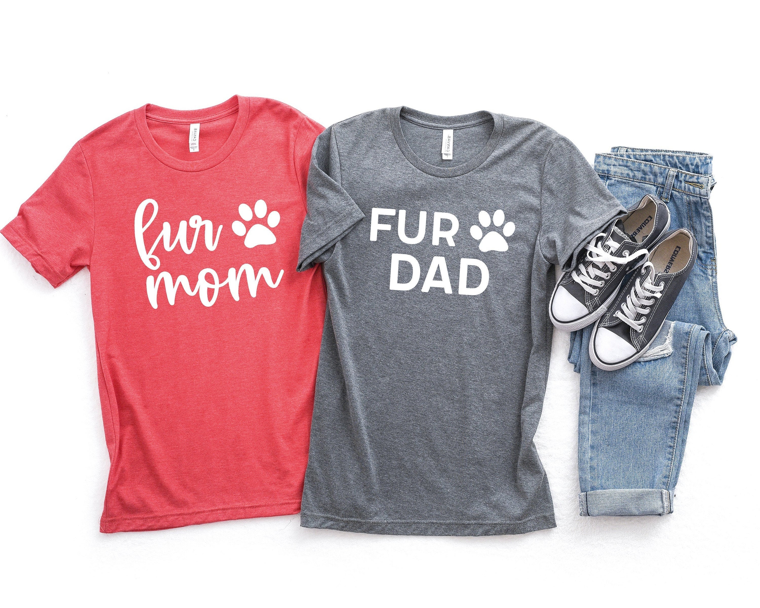 Fur Mom and Fur Dad Shirts Matching Dog Mom Dog Dad Shirts Couples Shirts Dog Mom and Dog Dad Shirts Dog Mom Dog Dad Pet Owners Etsy Canada