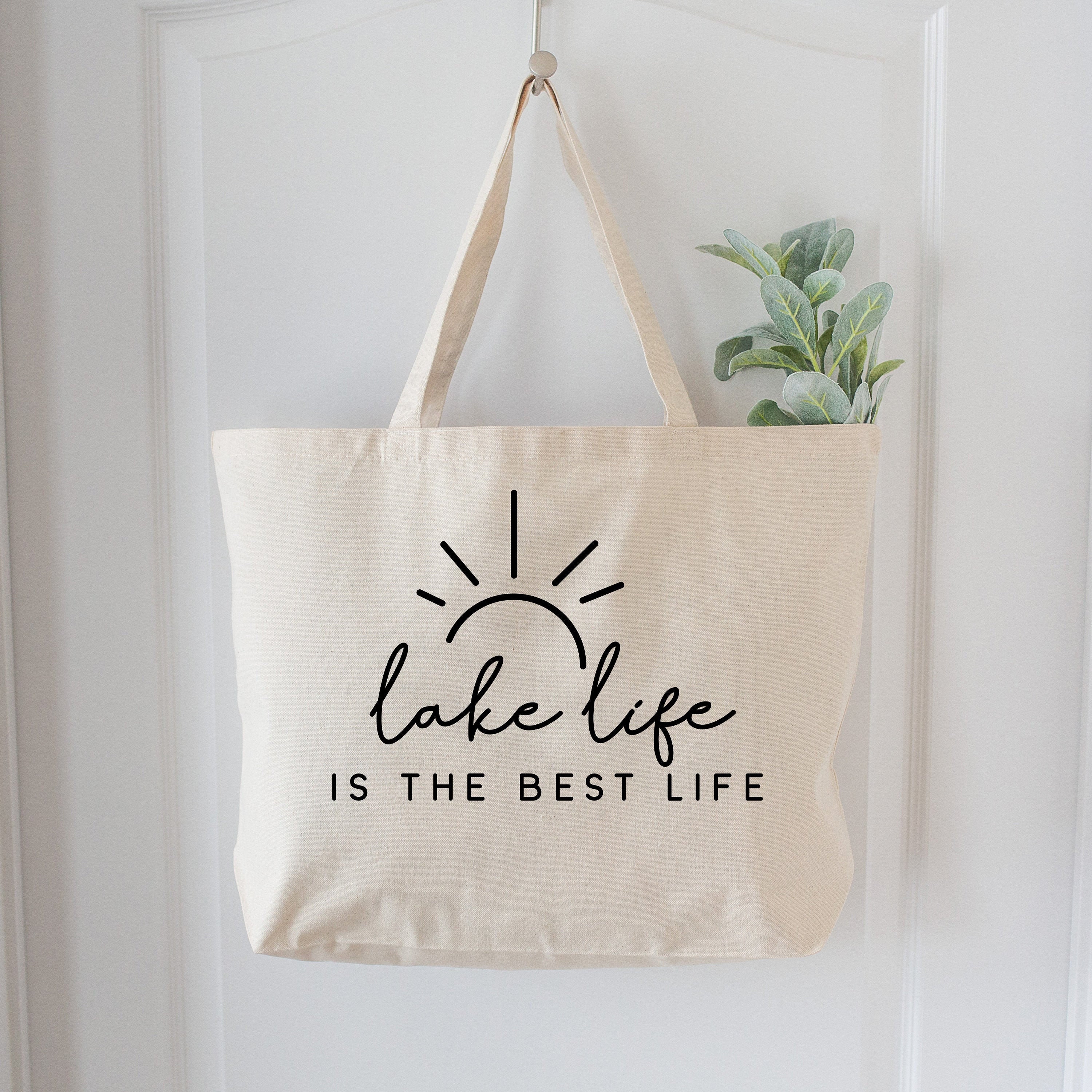 Lake Life Tote Lake Life Lake Life SuBe Lake Tote Bag Lake Bag Lake Gift Lake Lover Lake Life is the Best Life Lake Tote Etsy
