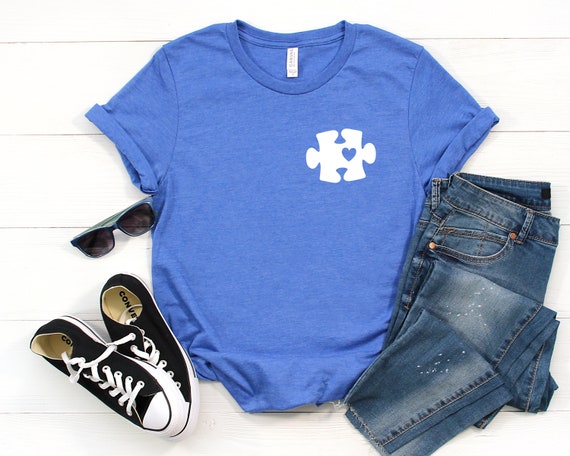 Autism Shirt Puzzle Piece Shirt Autism Mom Autism | Etsy