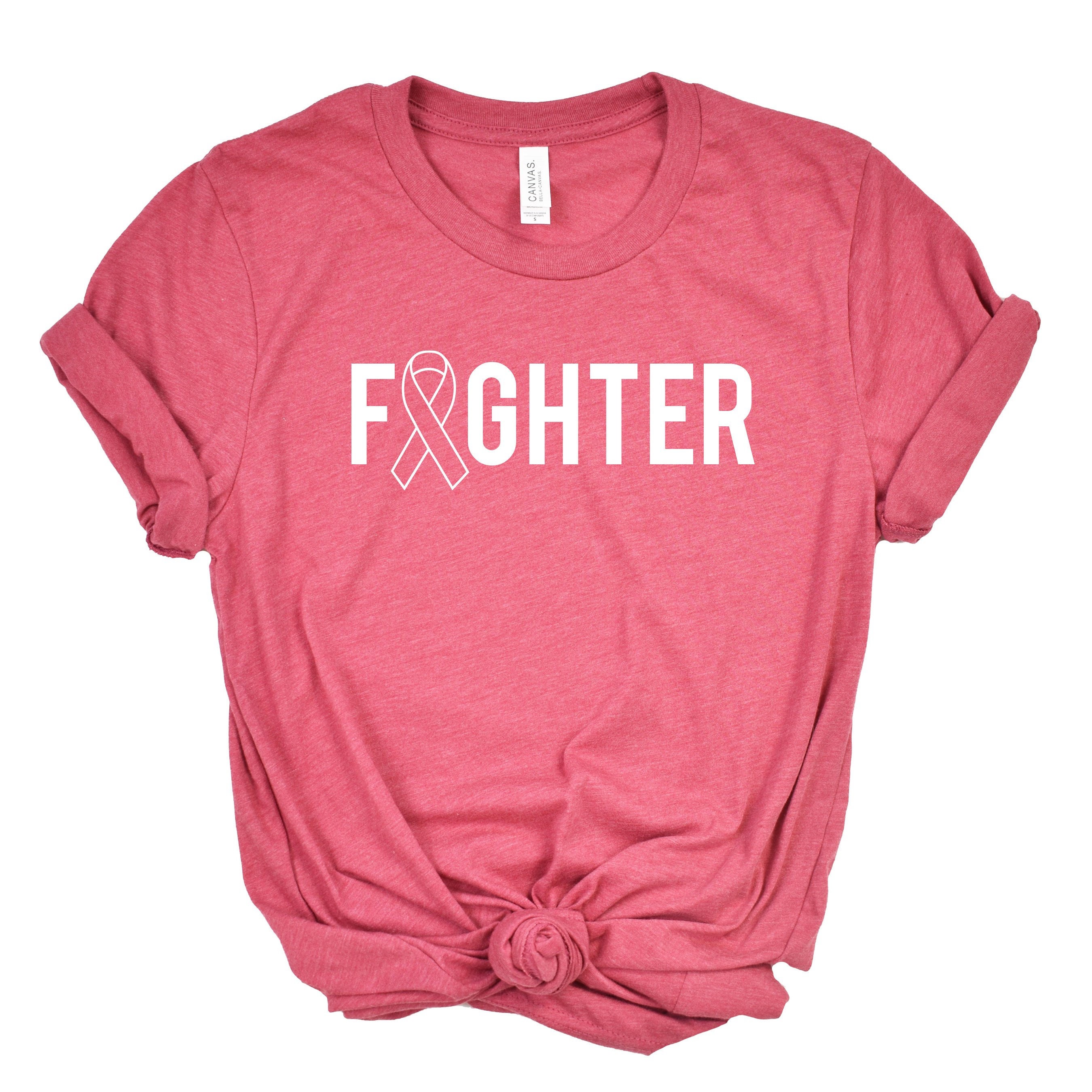T-shirt Octobre Rose Femme 2025 - Coton Manches Courtes Avec Ruban De Sensibilisation Au Cancer Du Sein