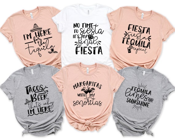 Fiesta Bachelorette Party Shirts 