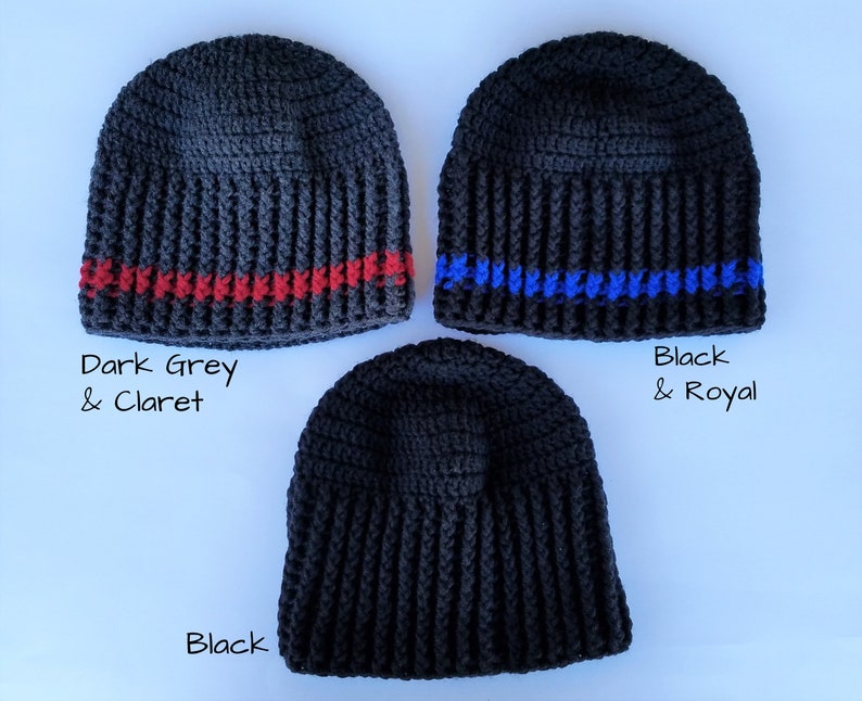 Crochet Men's Hat / Beanie / Skull Cap Etsy