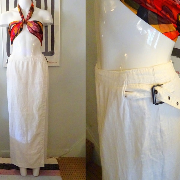 Fabulous vintage Y2K Nicole Farhi boho Maxi Skirt Uk8 Black BT001 main image 1
