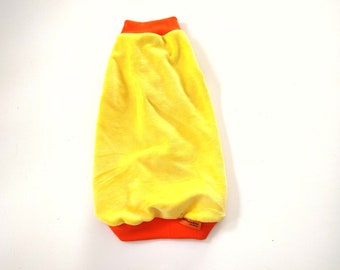 Flexible Velour Cat Sweater, Comfortable Kitten Clothes
