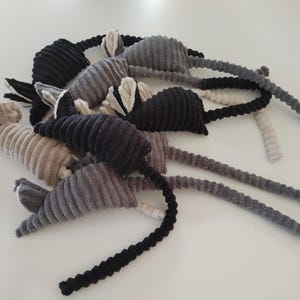 Set of 10 mouse cat toys with valerian handmade