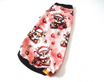 Christmas top t-shirt cat clothes