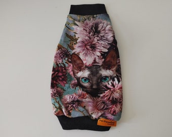 Vêtements pour chats Sphynx vêtements chemise haut XXS XS S M L XL haute qualité oeko tex standart