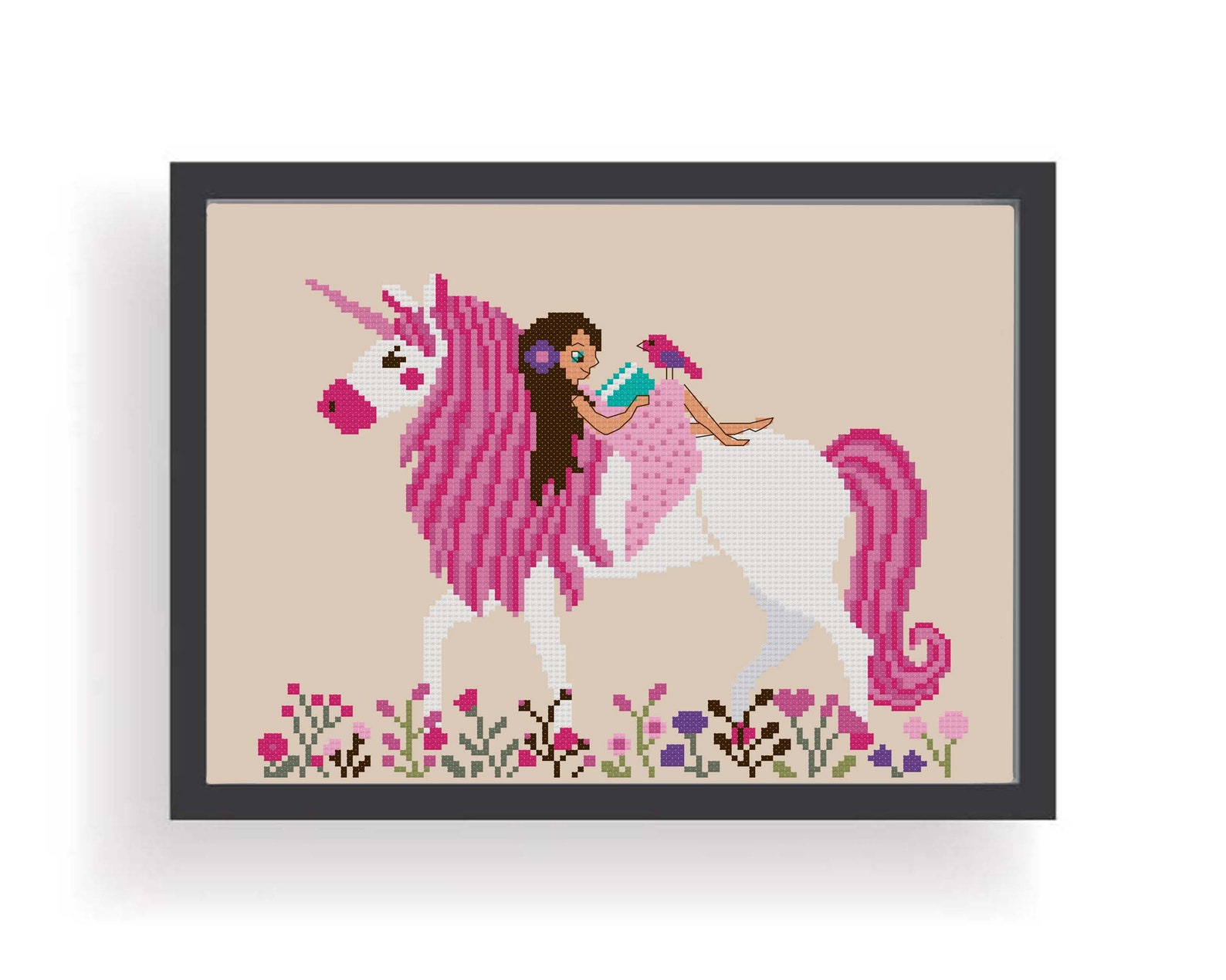 Unicorn Cross Stitch Pattern PDF Baby Cross Stitch Modern Etsy