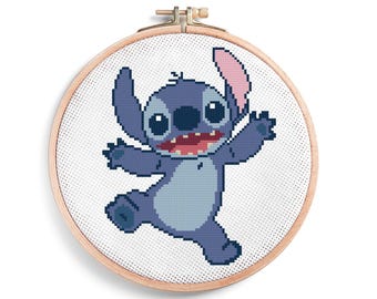 Stitch Cross Stitch Pattern: Heroes Nursery Decor (PDF)