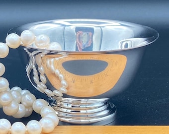 Vintage Reed & Barton Silverplate Revere Bowls: Mid-Century Modern Decor