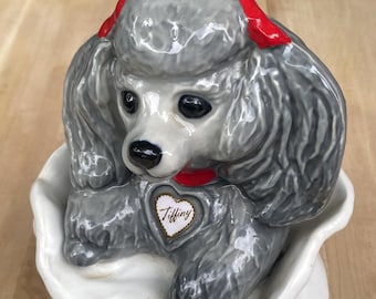 Vintage Jim Beam Poodle Decanter: 1970s Regal China Dog Collectible