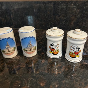 Saleiros e pimenteiros Disney