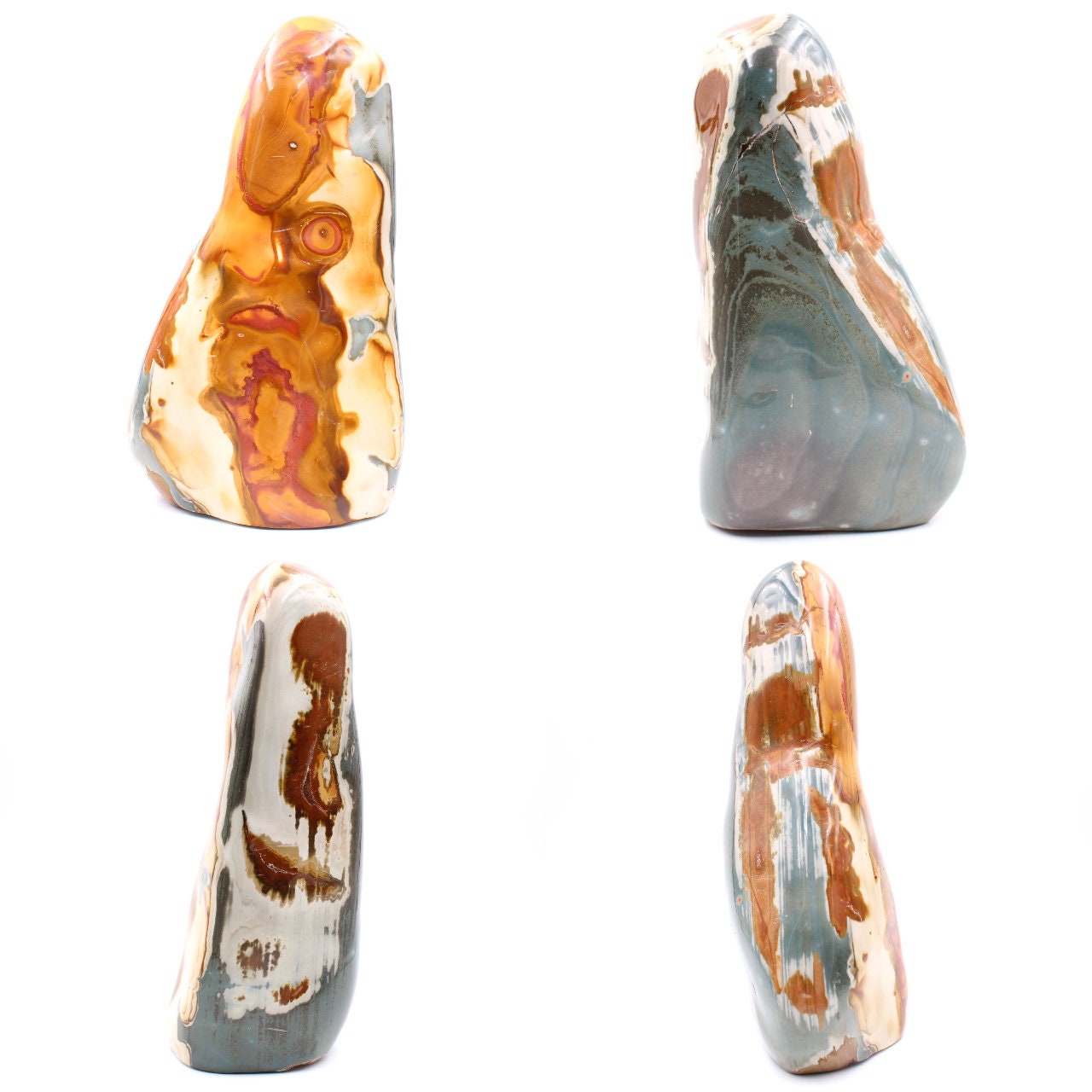 Jaspe Imprimée de 2.5 Kilo, Pierre Décoration 2700Gr 220mm Madagascar