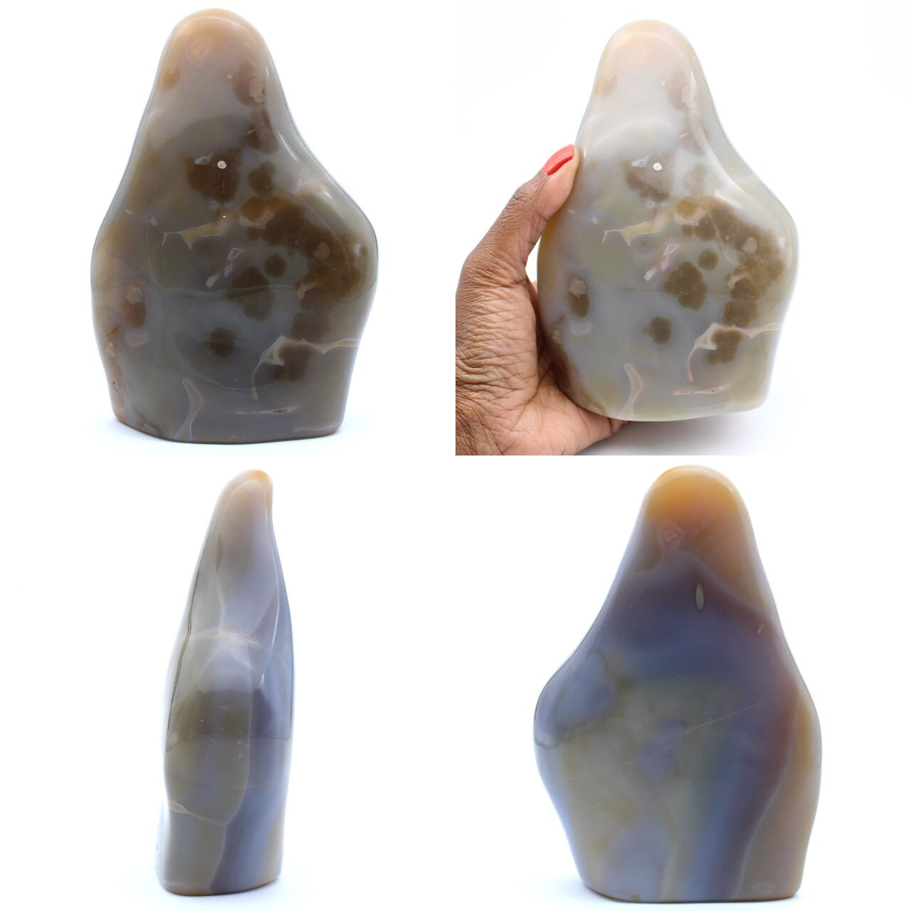 Agate Polie de Madagascar 1160Gr 160mm Madagascar