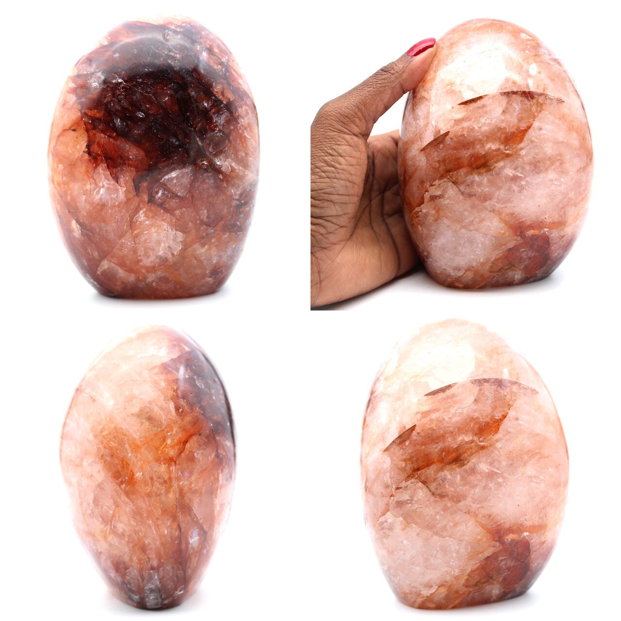 Quartz Hématoïde Forme Libre 1700Gr 150mm de Madagascar