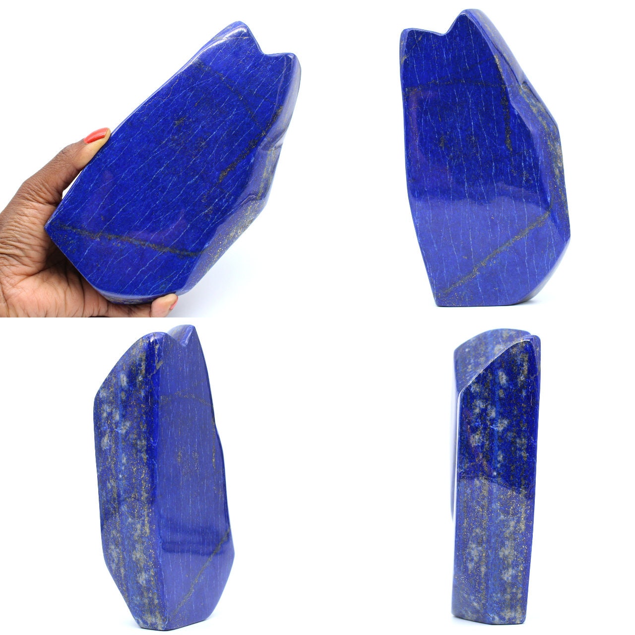 Grande Pierre de Lapis-Lazuli Polie Collection 1900Gr 180mm Afghanistan