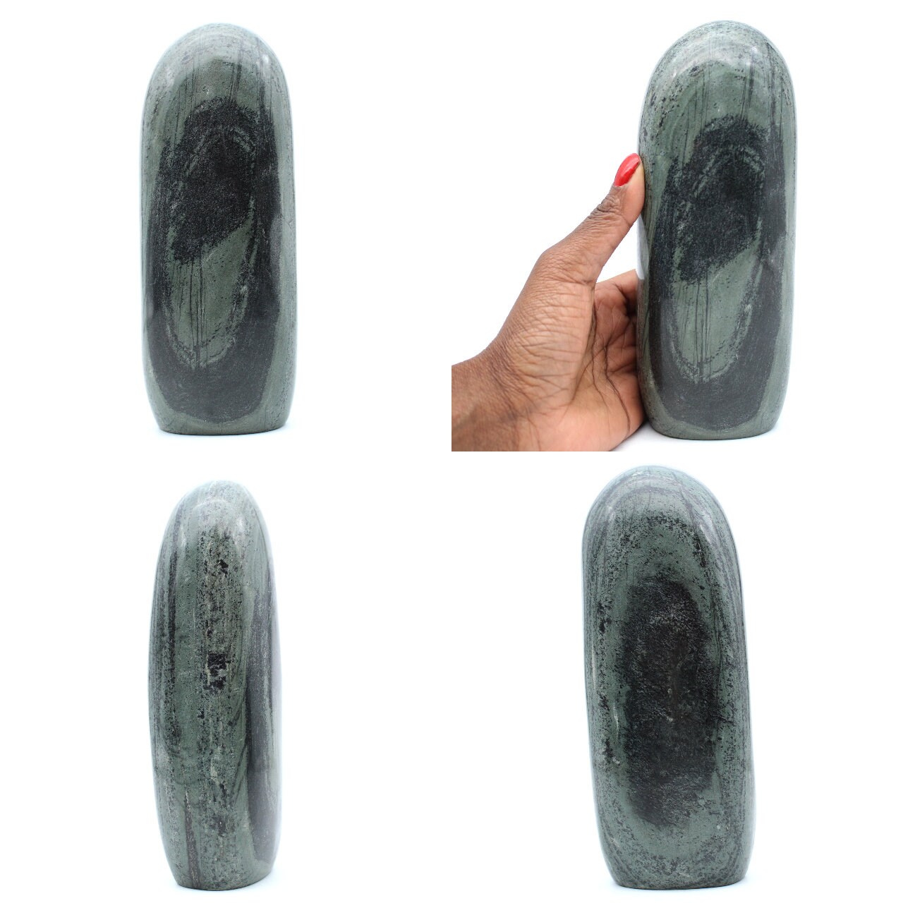 Jaspe Verte Striée Forme Libre 1650Gr 180mm de Madagascar