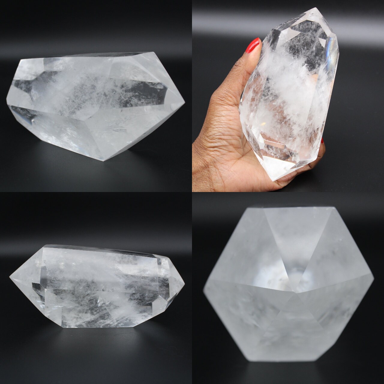 Prisme de Cristal Roche 930Gr 150mm Madagascar