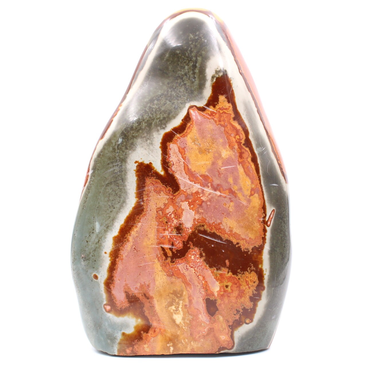 Jaspe Imprimée, Forme Libre d'ornement 1800Gr 190mm de Madagascar