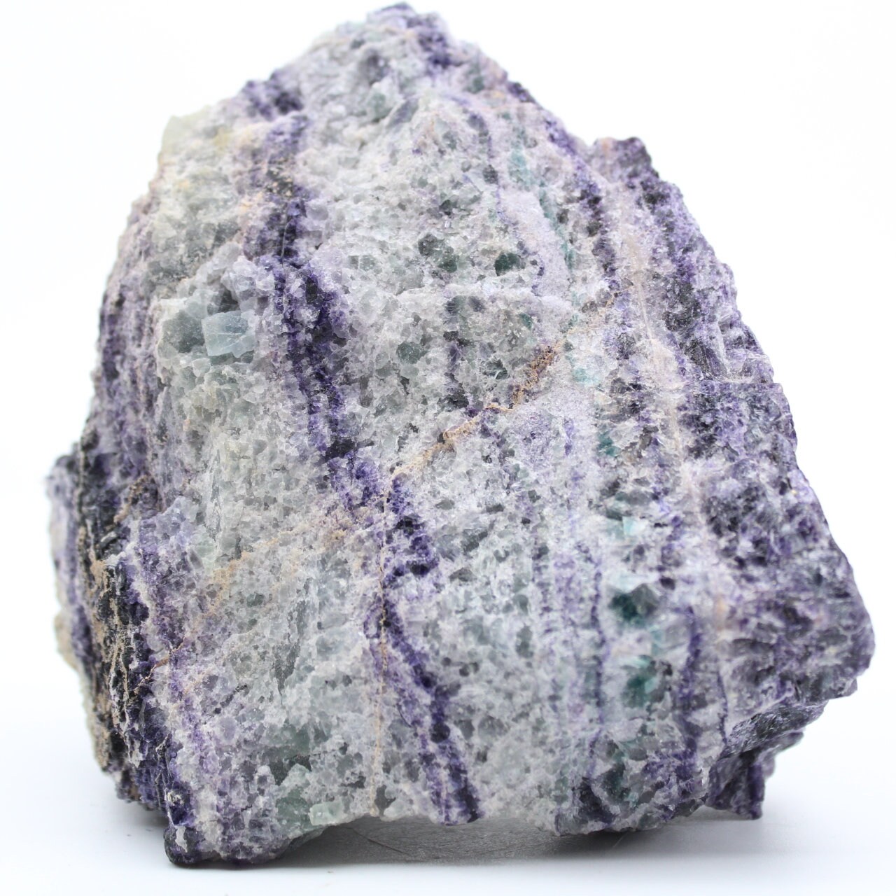 Fluorite Violette Verte Massive 1250Gr 120mm de Chine