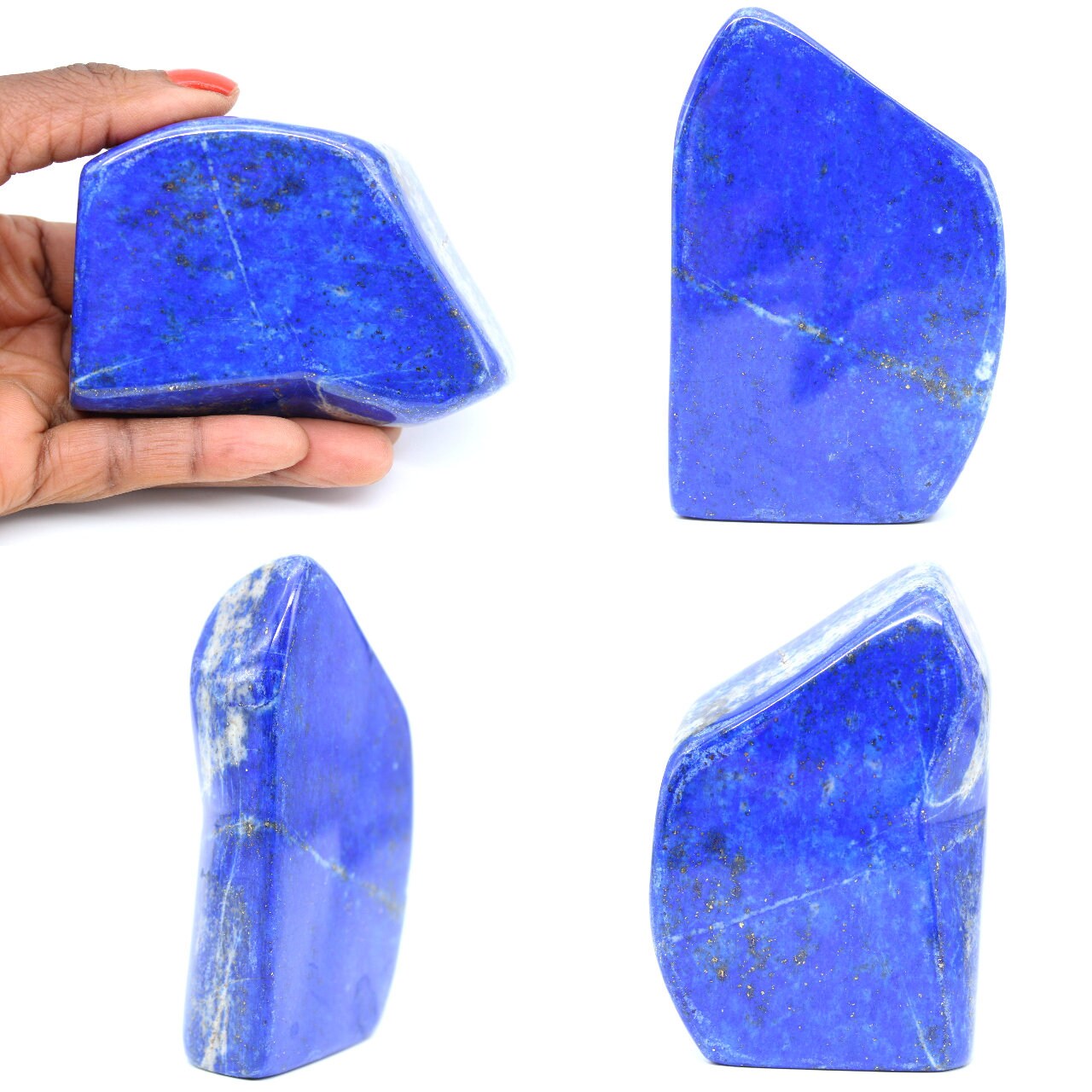 Bloc Poli en Lapis-Lazuli 230Gr 90mm de Afghanistan