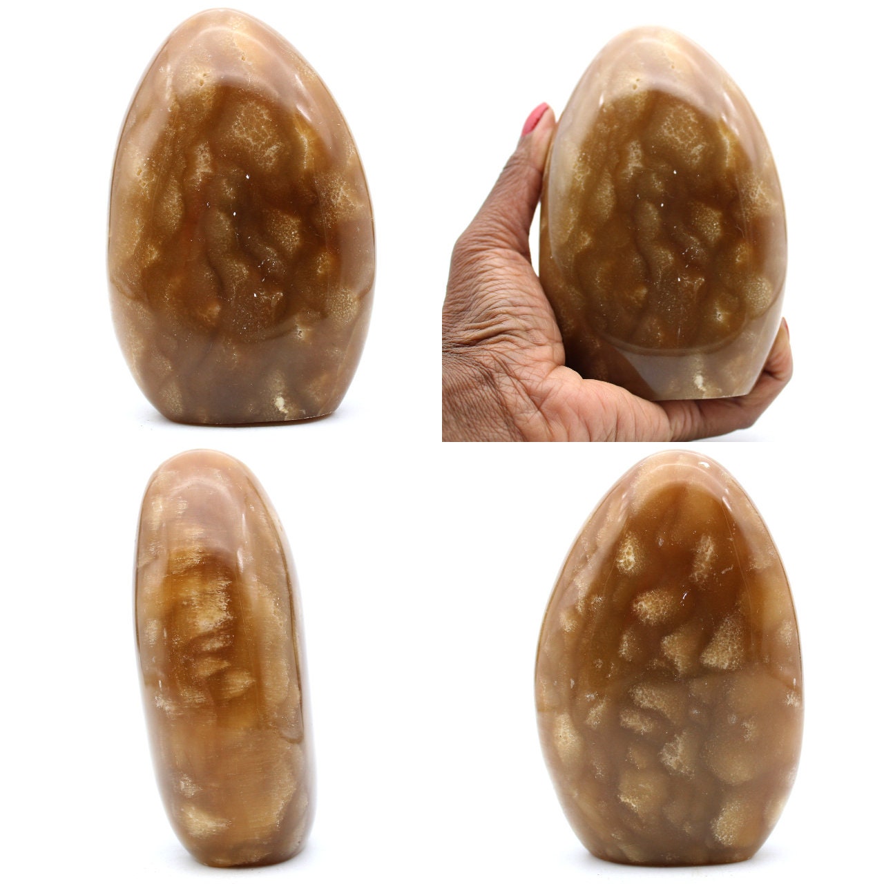 Calcite Miel Naturelle Pour Ornement 1000Gr 130mm de Madagascar