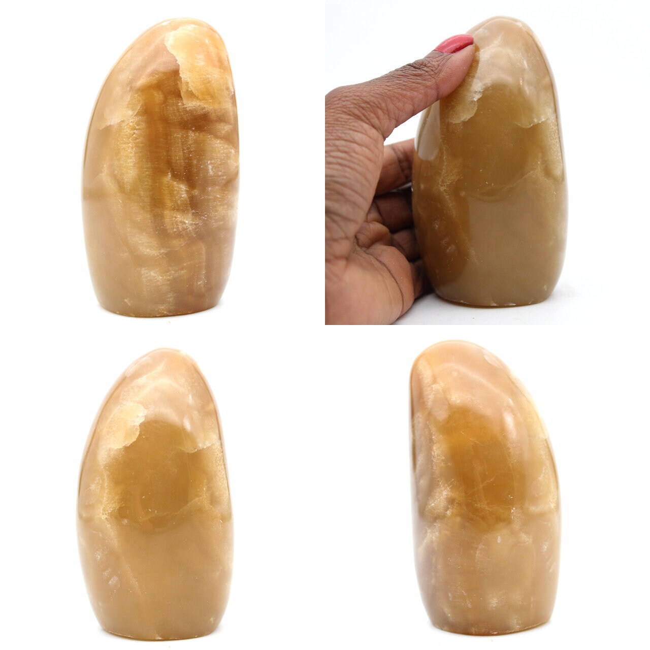 Calcite Miel de Décoration 610Gr 110mm Madagascar