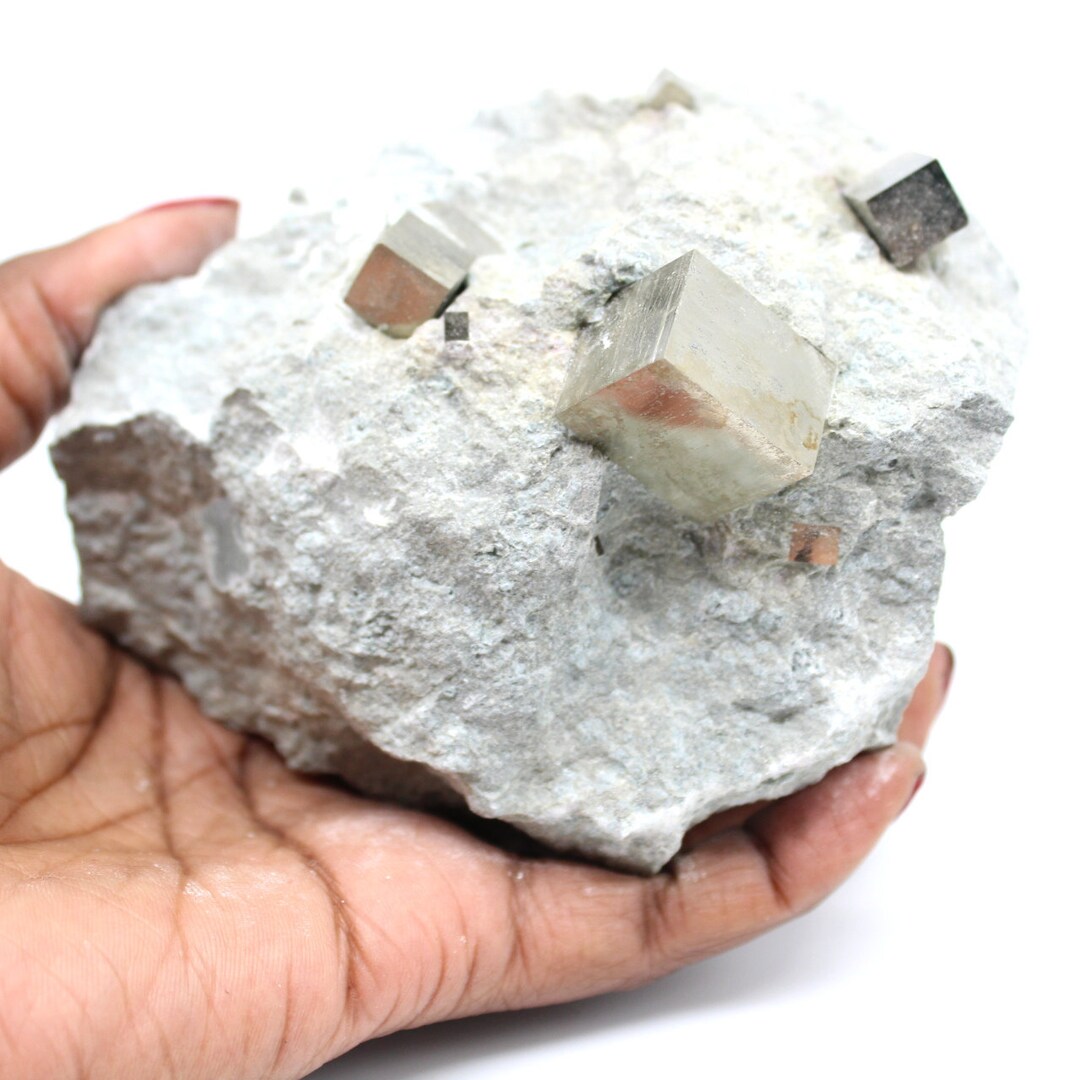 Pyrites Solid Rock Pyrite on Rock 800gr 110mm From Spain - Etsy