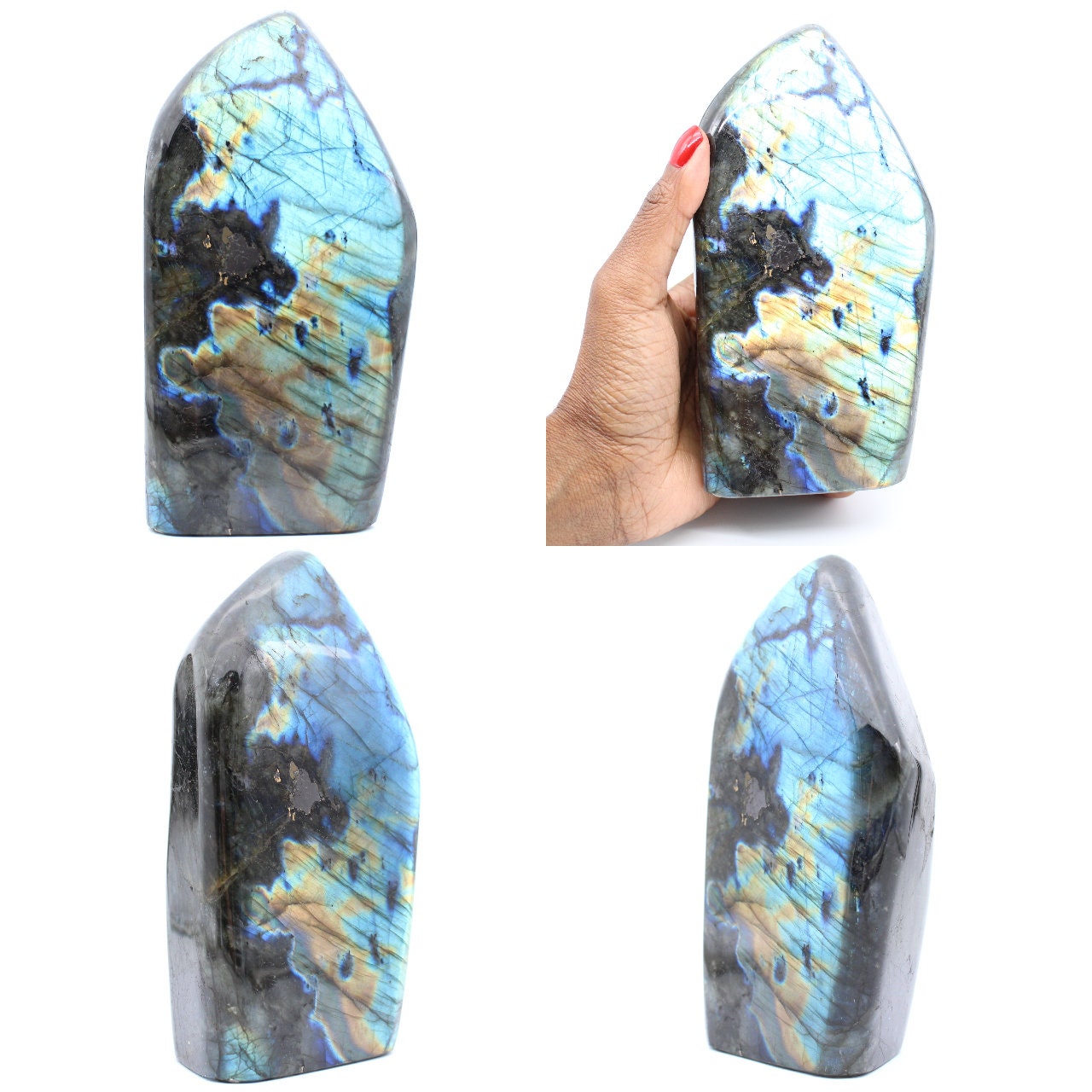 Pierre de Labradorite 1280Gr 165mm Madagascar